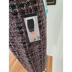 NWT Liverpool Tweed Pencil Skirt 8/29 High Waist Dark Academia Stretch Knit